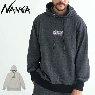 NANGA ナンガ LIFE IS A JOURNEY MT.BOX LOGO SWEAT HOODIE マウントボックスロゴスウェットフーディ