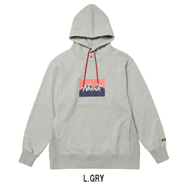 NANGA×Jerry Ukai ナンガ×ジェリーウカイ ECO HYBRID NANGA LOGO HOODIE エコハイブリッドナンガロゴフーディー