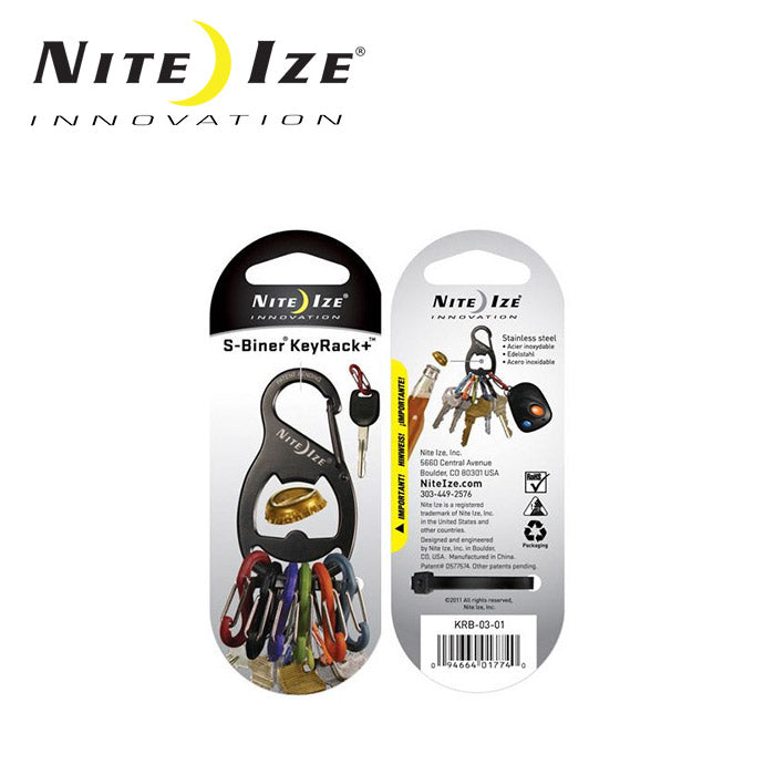 NITE-IZE ナイトアイズ キーラックプラス ブラック KRB-03-01