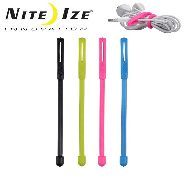 NITE-IZE ナイトアイズ GEAR TIE CORD&TWIST(4本入り) NI03717/03779/03718/03744/03745