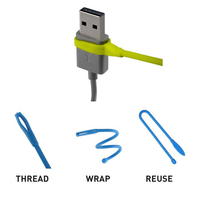 NITE-IZE ナイトアイズ GEAR TIE CORD&TWIST(4本入り) NI03717/03779/03718/03744/03745