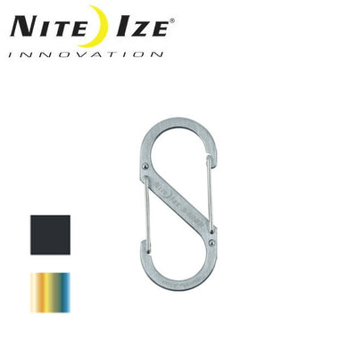 NITE-IZE ナイトアイズ S-BINER ステンレススチール No4 エスビナー SB4-03-01/SB4-03-11/SB4-03-07