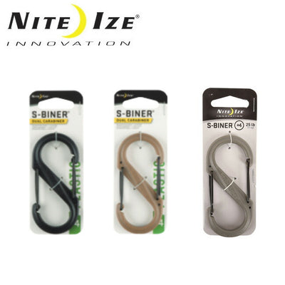 NITE-IZE ナイトアイズ S-BINER No4 BLK GATES エスビナー SBP4-03-28BG/SBP4-03-26BG/SBP4-03-01BG