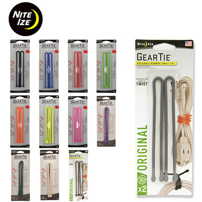NITE-IZE ナイトアイズ GEAR TIE 12 ギアタイ12 GT12-2PK NI01973/03217/01966