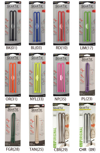 NITE-IZE ナイトアイズ GEAR TIE 12 ギアタイ12 GT12-2PK NI01973/03217/01966