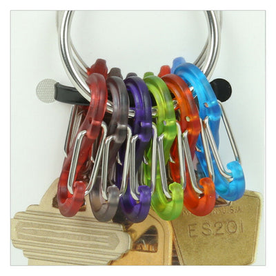 NITE-IZE ナイトアイズ KEYRING S-BINER キーリングエスビナー シルバー KRG2-11-R3