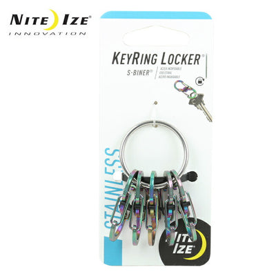 NITE-IZE ナイトアイズ キーリングロッカー スペクトラム NI59164/KRGSM-07-R3