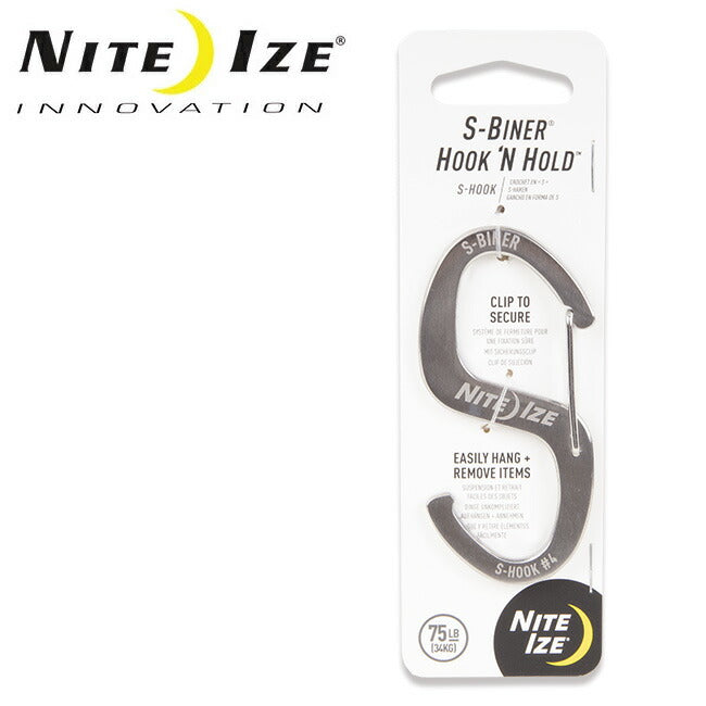 NITE-IZE ナイトアイズ S-BINER HOOK N HOLD エスビナーフック＆ホールド NI59189/SBH-11-R6