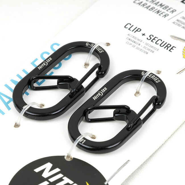 NITE-IZE ナイトアイズ Gシリーズデュアルチャンバーカラビナ ＃1 GS1