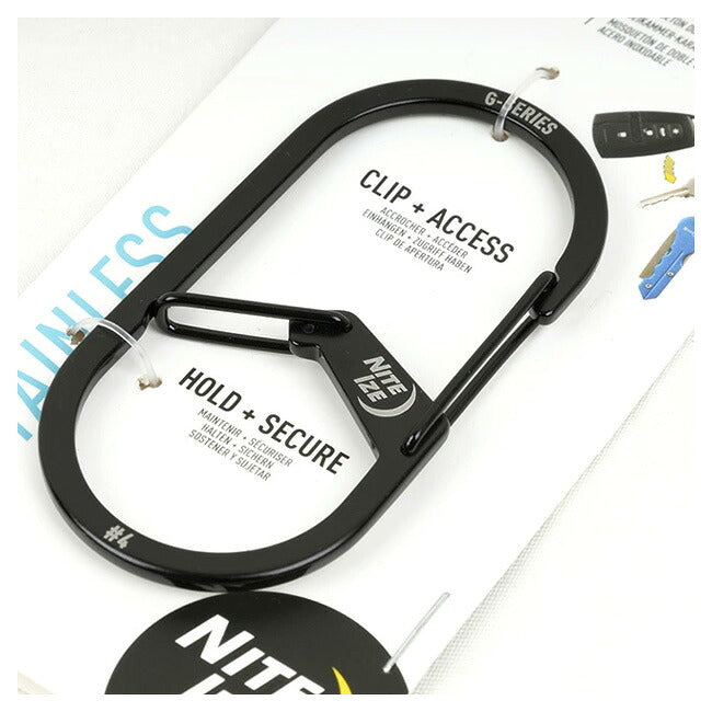 NITE-IZE ナイトアイズ Gシリーズデュアルチャンバーカラビナ ＃4 GS4