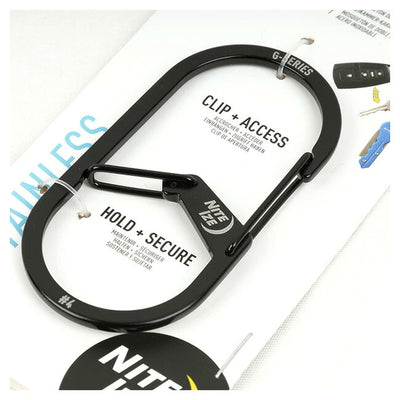 NITE-IZE ナイトアイズ Gシリーズデュアルチャンバーカラビナ ＃4 GS4