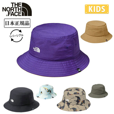 THE NORTH FACE ザ・ノース・フェイス Kids' Reversible Fleece Bucket Hat キッズリバーシブルフリースバケットハット NNJ42407