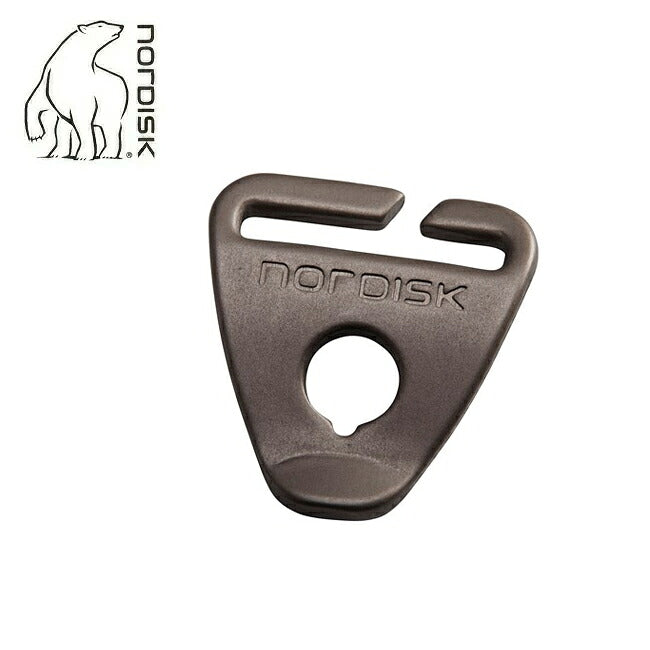 NORDISK ノルディスク Aluminium Helmet Slide 20mm 8pcs アルミヘルメットスライド mud grey 119066
