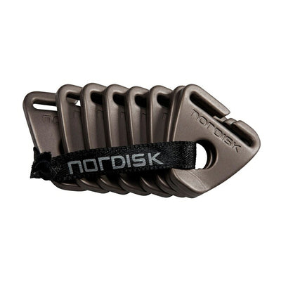NORDISK ノルディスク Aluminium Helmet Slide 20mm 8pcs アルミヘルメットスライド mud grey 119066