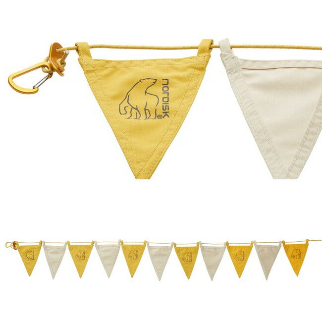NORDISK ノルディスク Flag Lines (2 Pieces)　Mustard 148092