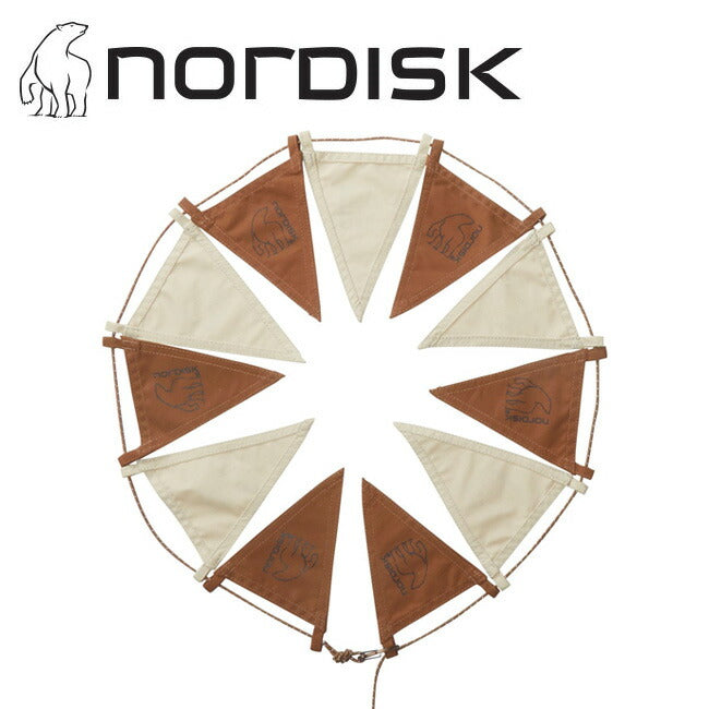 NORDISK ノルディスク Flag Lines (2 Pieces)　Chocolate 148094
