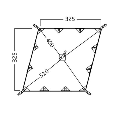NORDISK ノルディスク Kari Diamond 10 Tarp カーリダイヤモンド10タープ 242041