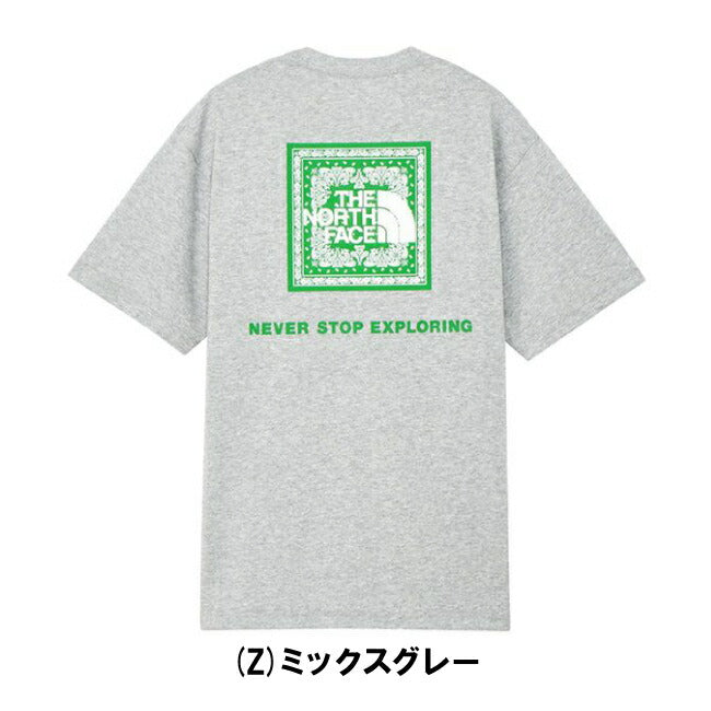 THE NORTH FACE ザ・ノース・フェイス S/S Bandana Square Logo Tee ショートスリーブバンダナスクエアロゴティー NT32446