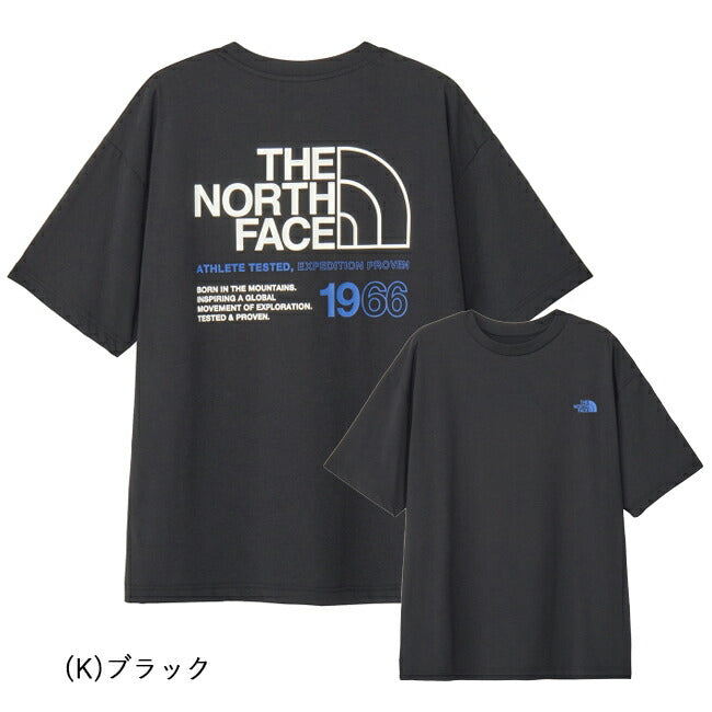 THE NORTH FACE ザ・ノース・フェイス S/S ES 66 Logo Wide Tee ショートスリーブイーエス66ロゴワイドティー NT32597