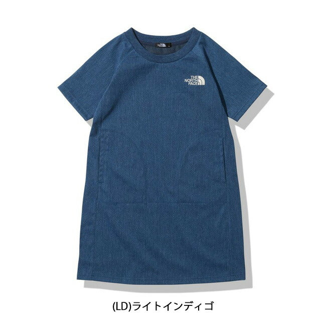 THE NORTH FACE ザ・ノース・フェイス G Stretch Denim Mountain Onepiece ガールズストレッチデニムマウンテンワンピース NTG12218