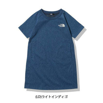 THE NORTH FACE ザ・ノース・フェイス G Stretch Denim Mountain Onepiece ガールズストレッチデニムマウンテンワンピース NTG12218