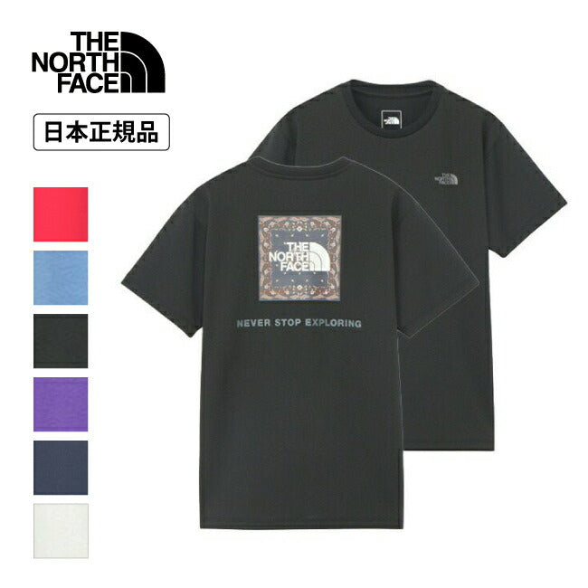 THE NORTH FACE ザ・ノース・フェイス S/S Bandana Square Logo Tee ショートスリーブバンダナスクエアロゴティー NTW32446