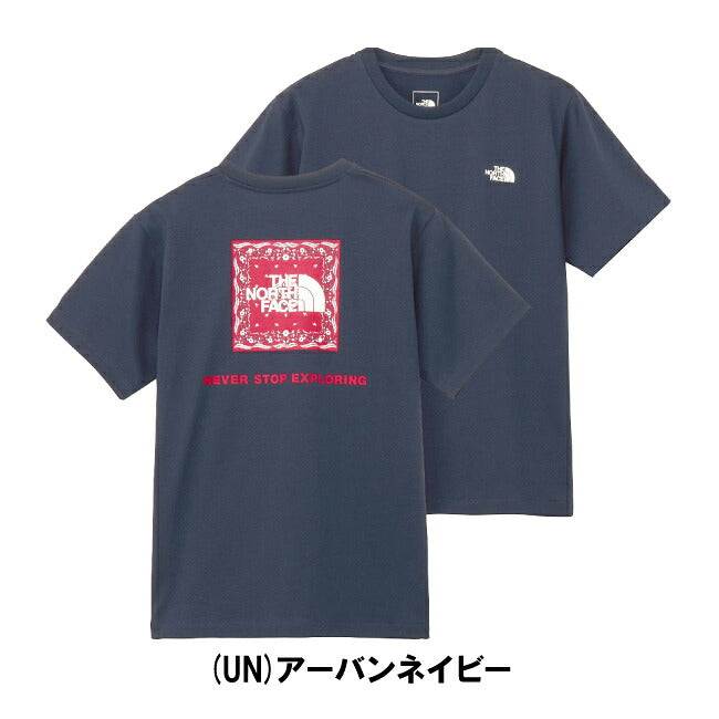 THE NORTH FACE ザ・ノース・フェイス S/S Bandana Square Logo Tee 