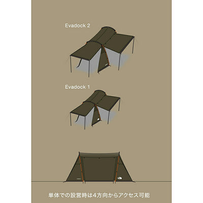 THE NORTH FACE ザ・ノース・フェイス Evadock 1 エバドック1 NV22413