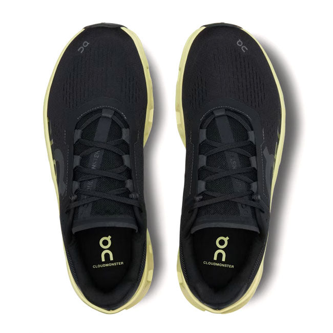 On オン Cloudmonster クラウドモンスター Black/Acacia 61.97727