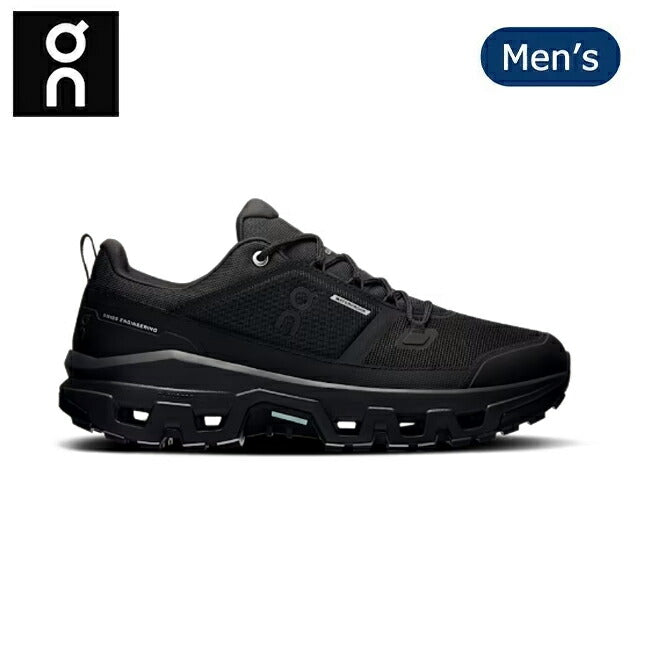 On オン Cloudrock Low Waterproof クラウドロックローウォータープルーフ Black/Black 3MF10251043