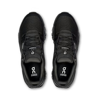 On オン Cloudrock Low Waterproof クラウドロックローウォータープルーフ Black/Black 3MF10251043