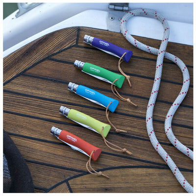OPINEL オピネル ステンレススチール No.07 革紐付き Colorama 4140/4141
