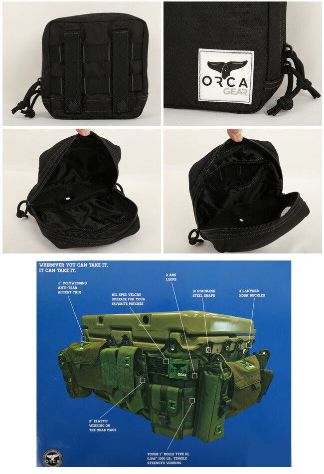 ORCA オルカ ポーチ Shot Shell HolderクーラーBOX グッズ バーベキュー アウトドア
