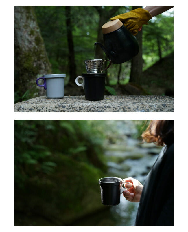 ovject オブジェクト ほうろうフックマグ 360ml O-EFM