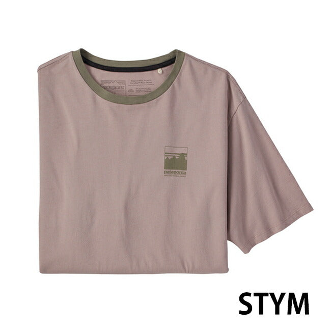 Patagonia パタゴニア M's Alpine Icon Regenerative Organic Certified Cotton T-Shir メンズアルパインアイコンリジェネラティブオーガニックコットンTシャツ 37400