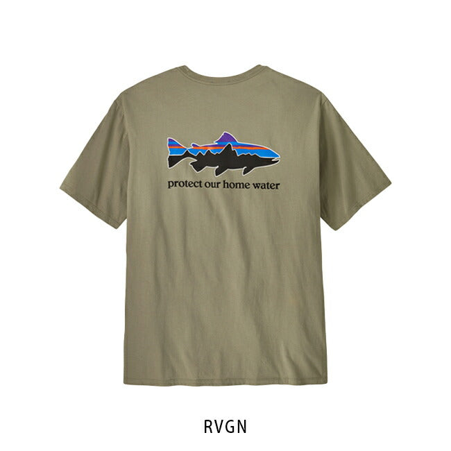 Patagonia パタゴニア M's Home Water Trout Organic T-Shirt メンズホームウォータートラウトオーガニックTシャツ 37547
