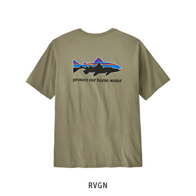 Patagonia パタゴニア M's Home Water Trout Organic T-Shirt メンズホームウォータートラウトオーガニックTシャツ 37547