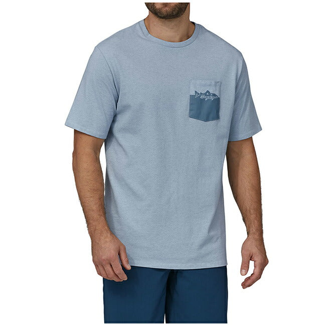 Patagonia パタゴニア M's Wild Waterline Pocket Responsibili-Tee メンズワイルドウォーターラインポケットレスポンシビリティー 37549
