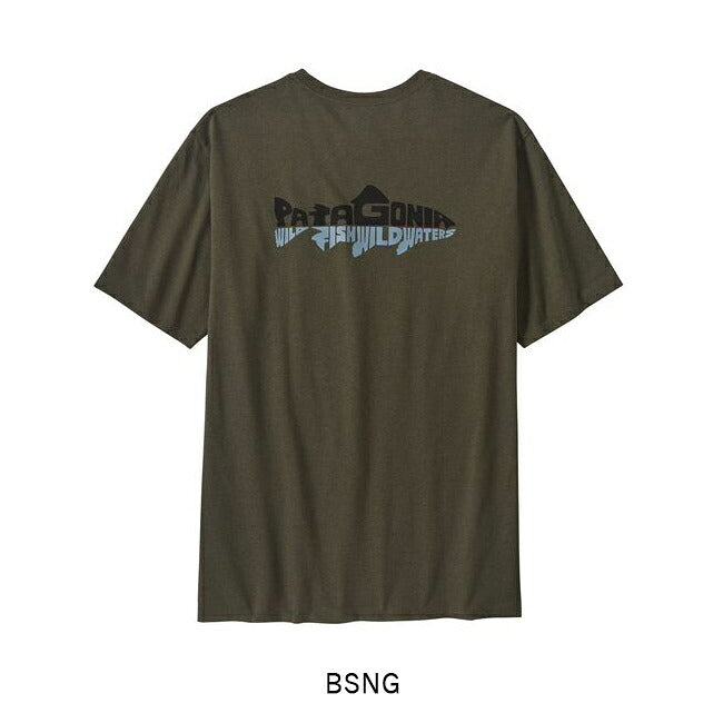 Patagonia パタゴニア M's Wild Waterline Pocket Responsibili-Tee メンズワイルドウォーターラインポケットレスポンシビリティー 37549