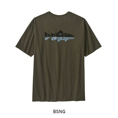 Patagonia パタゴニア M's Wild Waterline Pocket Responsibili-Tee メンズワイルドウォーターラインポケットレスポンシビリティー 37549