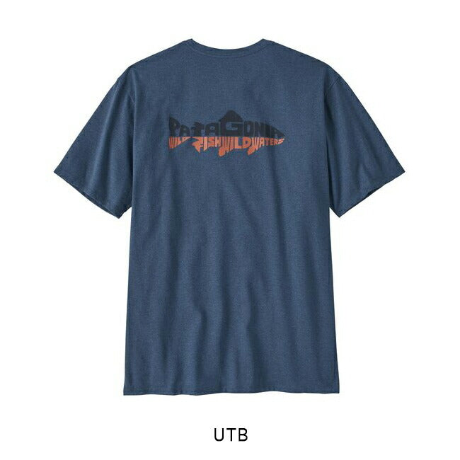Patagonia パタゴニア M's Wild Waterline Pocket Responsibili-Tee メンズワイルドウォーターラインポケットレスポンシビリティー 37549