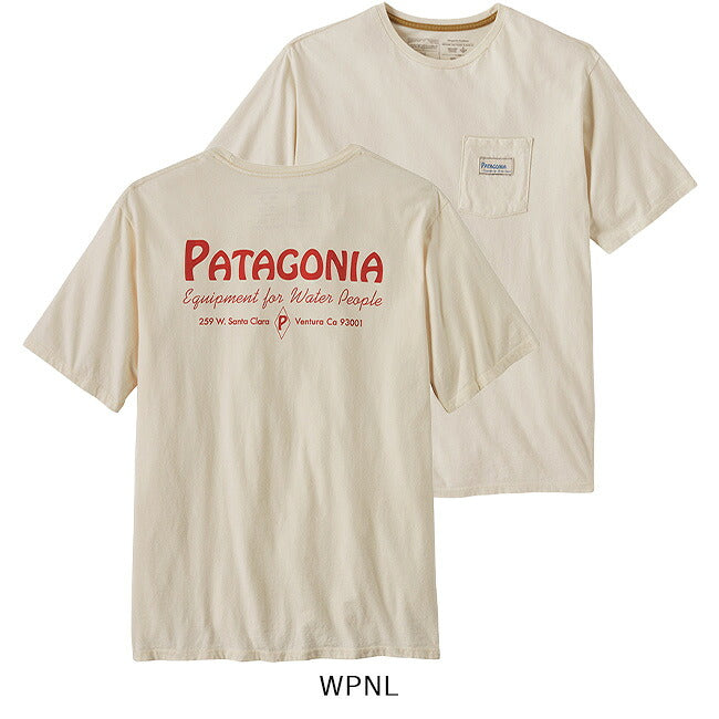 Patagonia パタゴニア M's Water People Organic Pocket T-Shirt