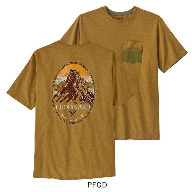 Patagonia パタゴニア M's Chouinard Crest Pocket Responsibili-Tee メンズシュイナードクレストポケットレスポンシビリティー 37770
