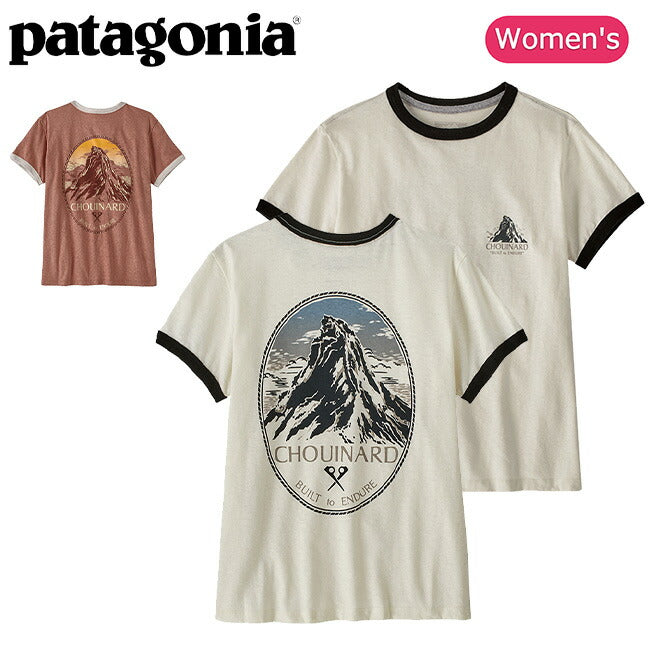 Patagonia パタゴニア W's Chouinard Crest Ringer Responsibili-Tee ウィメンズシュイナードクレストリンガーレスポンシビリティー 37771