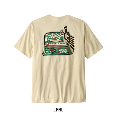 Patagonia パタゴニア M's Aquatic Action Organic T-Shirt メンズアクアティックアクションオーガニックTシャツ 37801