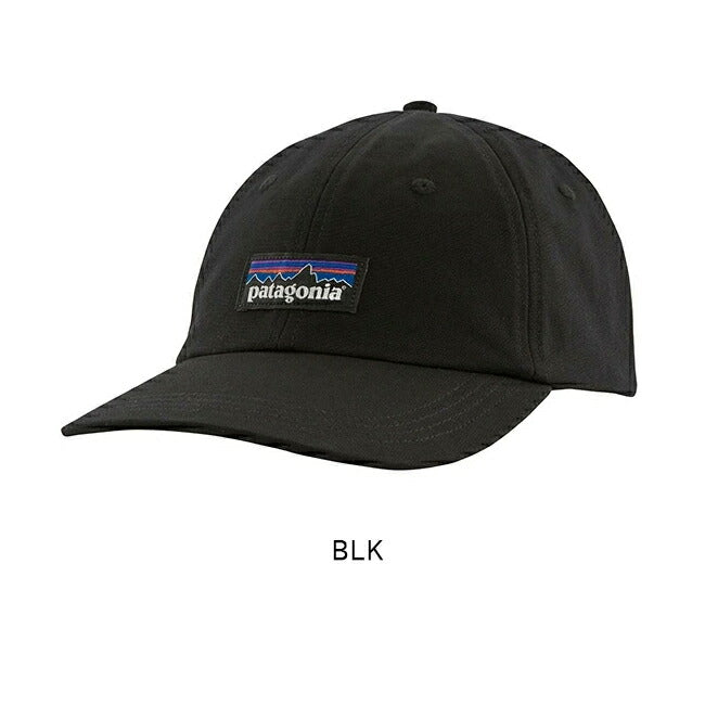 夏のランに最適‼️ パタゴニア ベロシティ・キャップ レアなブラック patagonia | P-6 Label Trad Cap P-6 ラベルトラッドキャップ 38296