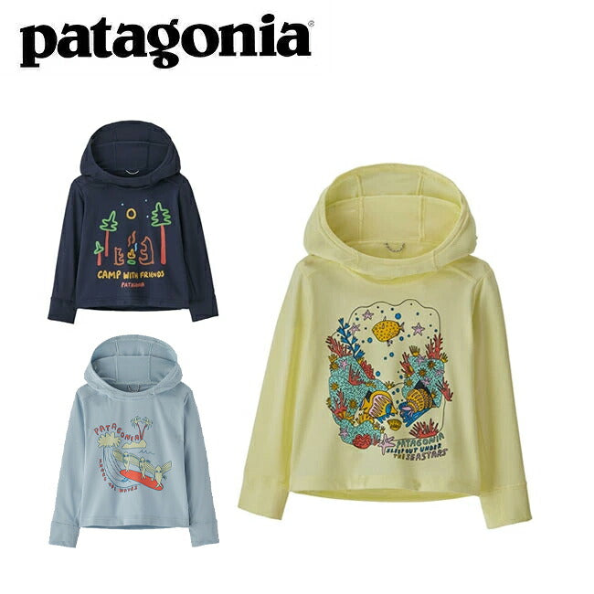 Patagonia パタゴニア Baby Cap SW Hoody ベビーキャプリーンシルクウェイトフーディ 61256