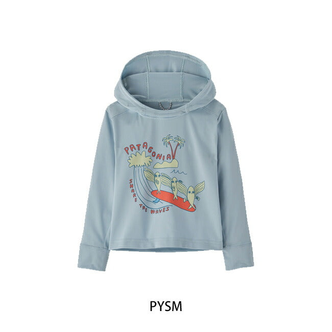 Patagonia パタゴニア Baby Cap SW Hoody ベビーキャプリーンシルクウェイトフーディ 61256