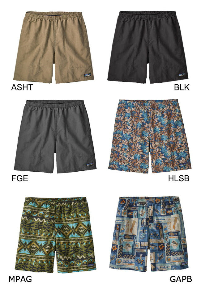 Patagonia パタゴニア M's Baggies Longs - 7 in. メンズ・バギーズ