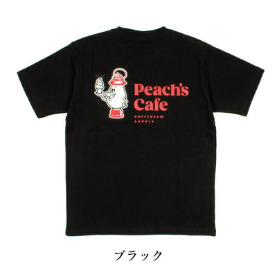 Peach's Cafe ピーチズカフェ バックプリントTシャツ